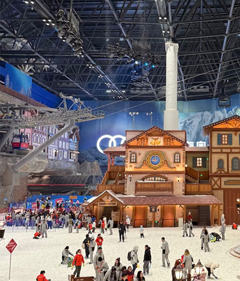 Shanghai Yaoxue Ice & Snow World featuring indoor snow parks