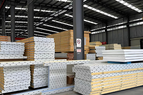 Insulated sandwich panels for indoor snow parks and cold storage facilities, offering excellent thermal performance and energy efficiency.