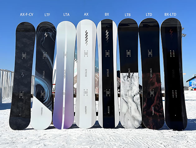 Professional ski boards designed for alpine skiing, indoor ski resorts, and winter sports enthusiasts.