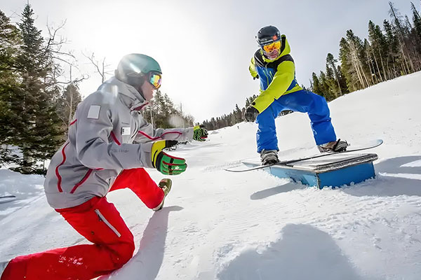 Skiing-themed activities designed for snow parks and ski resorts, creating immersive winter entertainment experiences.