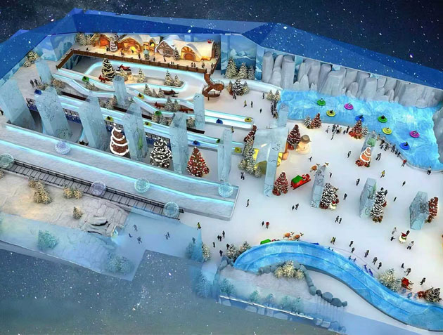 Focusun attraction and ride design for customized ice and snow parks, ski resorts, and immersive winter entertainment projects.