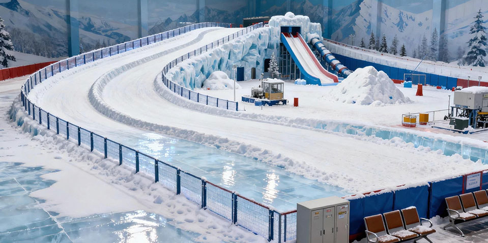 Snow-park personnel training covering equipment operation, facility management, safety procedures, and daily maintenance.