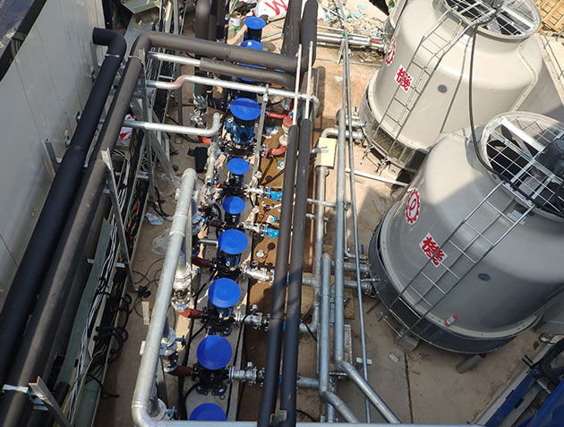 Cooling pipes installed for snow parks and ice rinks, providing efficient refrigeration and stable temperature control.